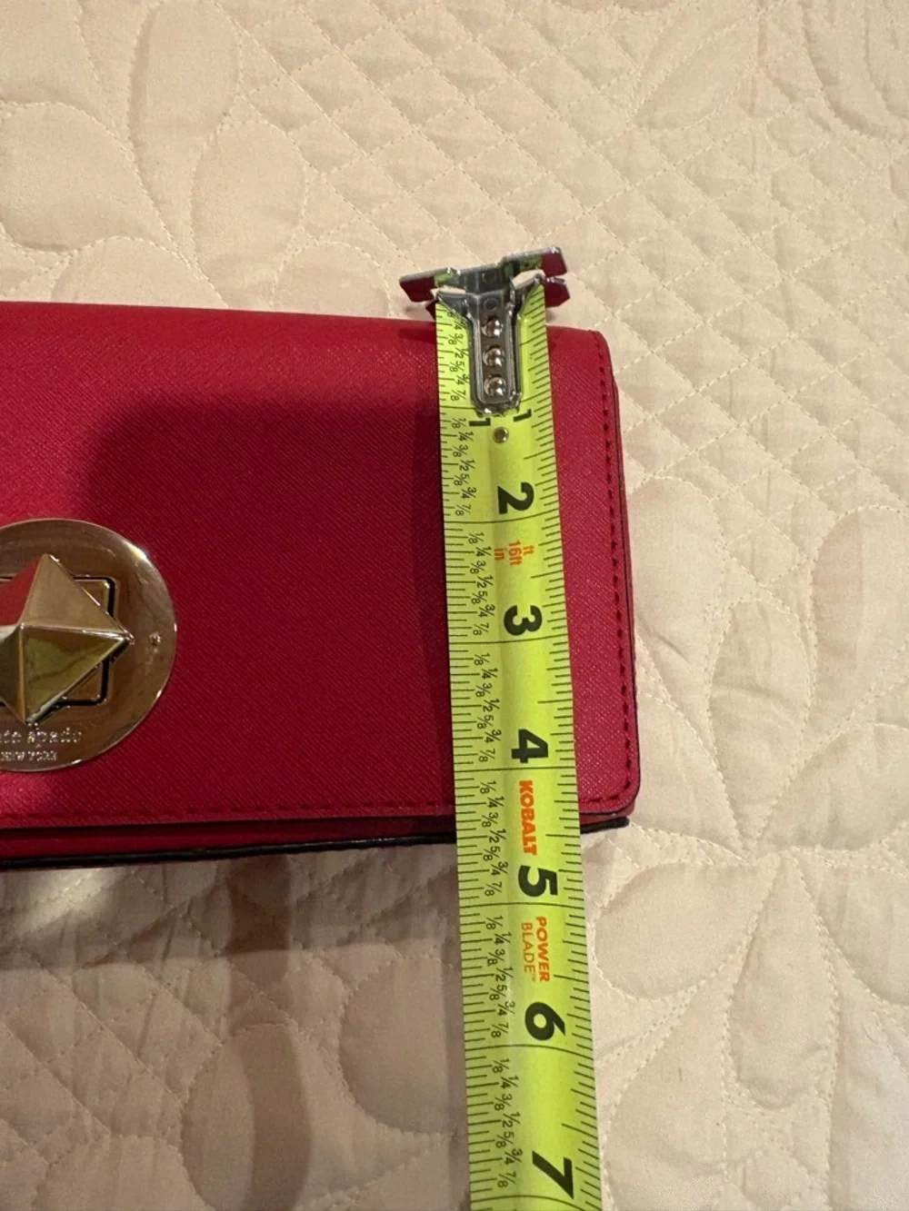 Kate Spade New York Newbury Lane Keira Clutch Red